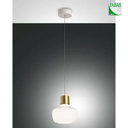 LED Pendelleuchte KINO, 1-flammig, 12W, 3000K, 1300lm, IP20, dimmbar, wei