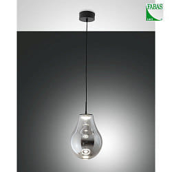 Luci a sospesione NOA 1-Lampadina IP20, nero dimmerabile