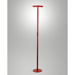 floor lamp FIZZ CCT Switch, direct / indirect, with touch dimmer IP20, red dimmable