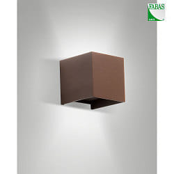 LED Auenwandleuchte CUBA, 12W, 3000K, 1448lm, IK03, IP54, corten