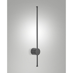 LED Auenwandleuchte CLIP, 12W, 3000K, 1650lm, IK06, IP54, dunkelgrau