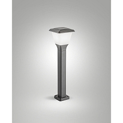 Pollerleuchte LENA 60, E27, IK08, IP65, dunkelgrau