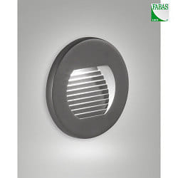 Eclairage d'extrieur encastr WINK IP65, gris fonc
