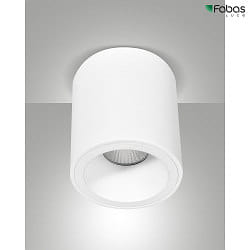 Apparecchio di superficie GUAMO rotondo GU10 IP20, bianco dimmerabile