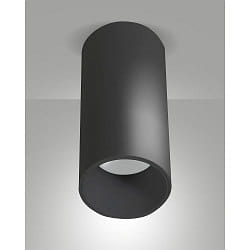 LED Aufbauspot RAY, IP44 IK07, zylindrisch,  6.5cm, 15W 3000K 1120lm, starr, schwarz