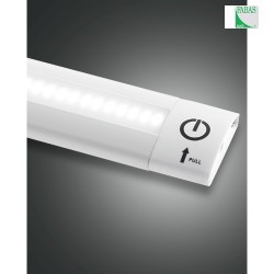 Fabas Luce GALWAY Touch dimmer LED Light bar/Under cabinet luminaire, white, lens 120°, length 50cm, 3000K