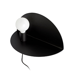 wall luminaire NIT E27 IP20, black matt