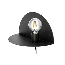 wall luminaire NIT E27 IP20, black matt