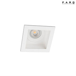 Lumière encastrée MOIST GU10 IP44, blanc mat