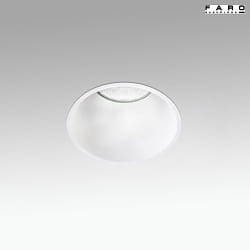 Plafonnier encastré FOX LED IP20, blanc mat