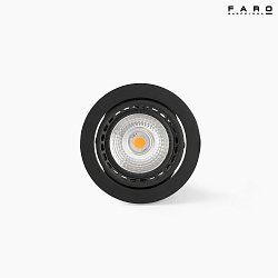 Apparecchio da incasso a soffitto MINI-OPTIC LED IP23, nero