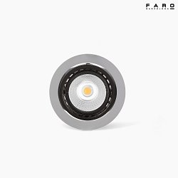 Apparecchio da incasso a soffitto MINI-OPTIC LED IP23, grigio