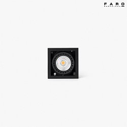 Apparecchio da incasso a soffitto MINI COLIN-1 LED IP23, nero