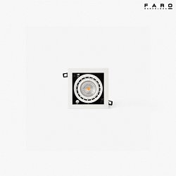 Plafonnier encastr NANO COLIN-1 LED IP23, blanche