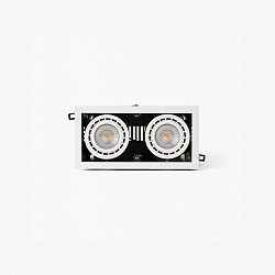 LED Deckeneinbauleuchte NANO COLIN-2 20 24W, 3000K, IP23, mit Rahmen, wei