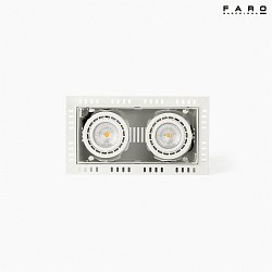 LED Deckeneinbauleuchte NANO COLIN-2 56, 24W, 3000K, IP23, ohne Rahmen, wei