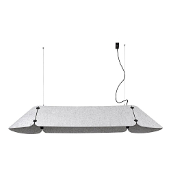 pendant luminaire FONOVIA LED IP20, grey 