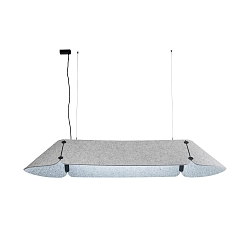 pendant luminaire FONOVIA LED IP20, grey 