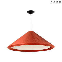Luminaire  suspension SAIGON IN 4 flammes E27 IP20, noir mat, terre cuite 