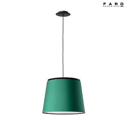Luminaire  suspension SAVOY E27 IP20, vert, noir 