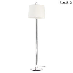 floor lamp MONTREAL E27 IP20, chrome, white 