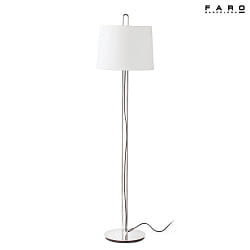 floor lamp MONTREAL E27 IP20, beige, chrome 