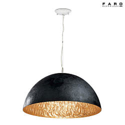 Pendelleuchte MAGMA 3xE27, IP20, schwarz, gold