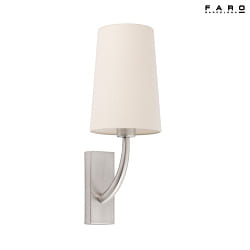 Luminaire mural REM E27 IP20, beige, nickel mat 