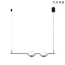 pendant luminaire LE VITA LED IP20, black matt 