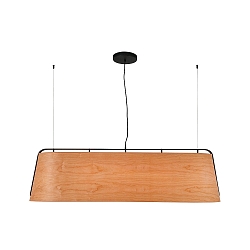 pendant luminaire STOOD 5 flames E27 IP20, black matt 