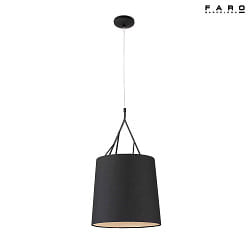 pendant luminaire TREE E27 IP20, black matt 