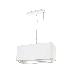 pendant luminaire VESPER 2 flames E27 IP20, white matt 