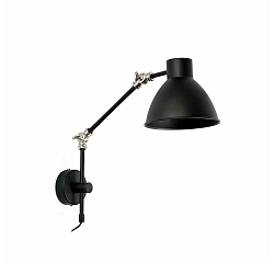 wall luminaire CELIA E14 IP20, black matt 