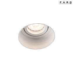 ceiling recessed luminaire HYDE R GU10 IP20, white matt 