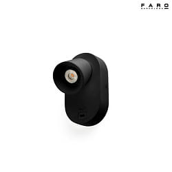 wall luminaire CORB GU10 IP20, black matt 