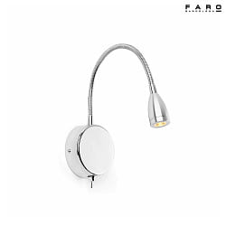 wall luminaire LOKE LED IP20, chrome 