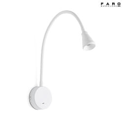 Lampada da parete BEL LED IP20, bianco opaco 