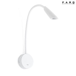 Lampada da parete BOKEN LED IP20, bianco opaco 