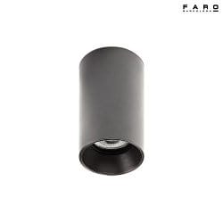 ceiling luminaire STAN GU10 IP20, black matt 