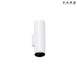 Luminaire mural STAN 2L haut bas GU10 IP20, blanc mat 