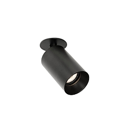 Halbeinbau-Richtstrahler STAN, 1xGU10, IP20, 100-240V, dreh- und schwenkbar, schwarz matt