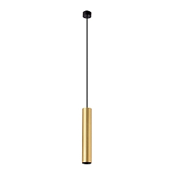 pendant luminaire STAN GU10 IP20, gold, satined 