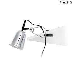 clamp lamp STUDIO E14 IP20, chrome 