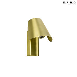 wall luminaire LE LED IP20, gold, satined 