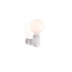 wall luminaire SERA E27 IP20, glossy, white 