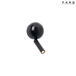Luminaire mural PRESS LED IP20, noir mat 