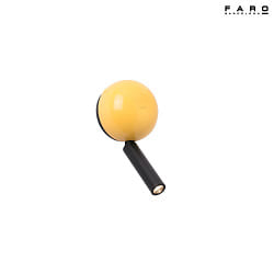 Luminaire mural PRESS LED IP20, jaune, scintillant 