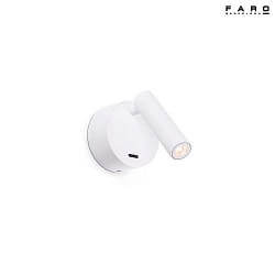 wall luminaire BOC LED IP20, white matt 