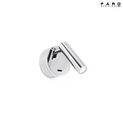 wall luminaire BOC LED IP20, chrome 