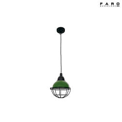 pendant luminaire CLAIRE E27 IP20, green, glossy 